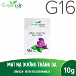 Mặt nạ dưỡng trắng hoa nghệ tây G16