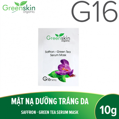 Mặt nạ dưỡng trắng hoa nghệ tây G16