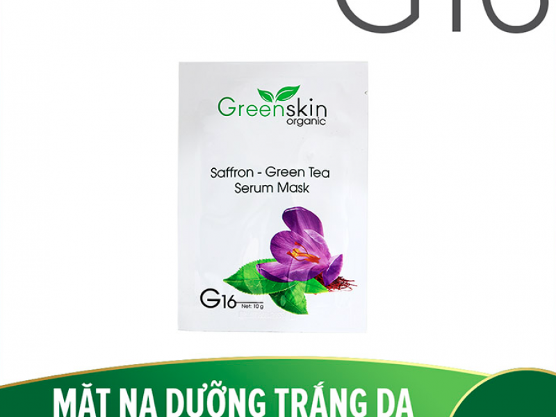 Mặt nạ dưỡng trắng hoa nghệ tây G16
