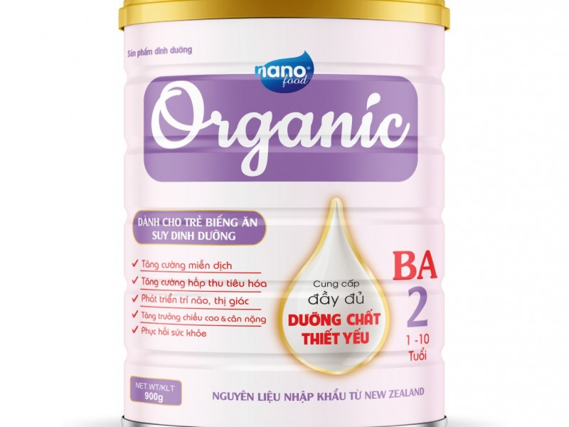 Sữa bột Organic BA 400g
