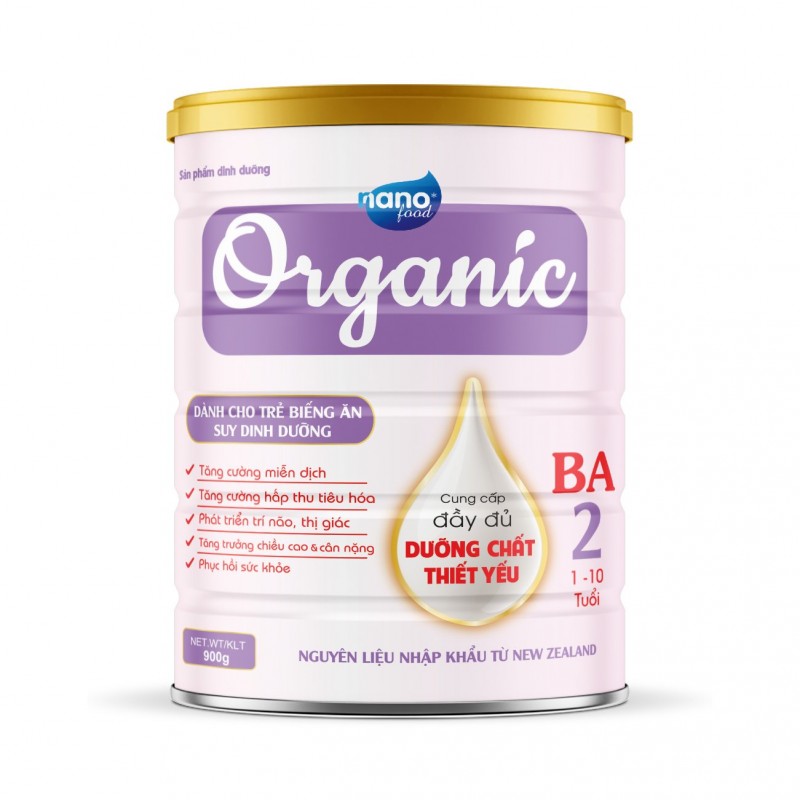 Sữa bột Organic BA 400g