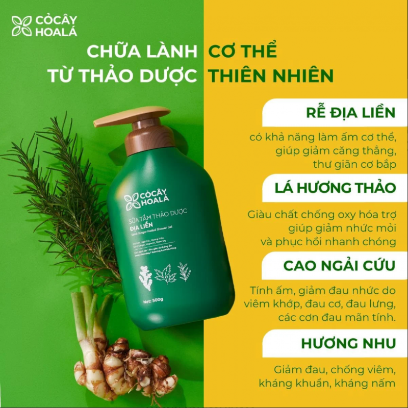 Sữa tắm thảo dược 